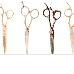 Rose Gold Hairdressing Scissors - Japan Scissors