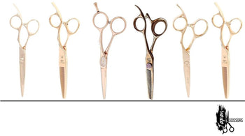 Rose Gold Hairdressing Scissors - Japan Scissors