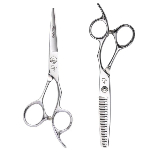 Ichiro Ergo Slice & Serrated Hairdressing Scissor Set - Japan Scissors