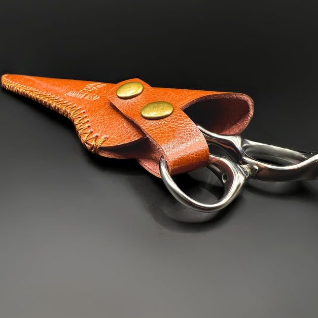 Juntetsu Premium Single Scissor Protector - Hand - Stitched Leather - Japan Scissors